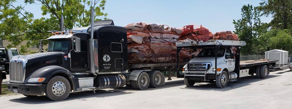 logistic services in wilmington nc with big rig 18 wheeler and four car hauler